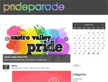 Tablet Screenshot of prideparade.net